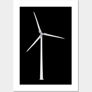 Wind Power - Wind Turbine - Mechanical Power Posters and Art